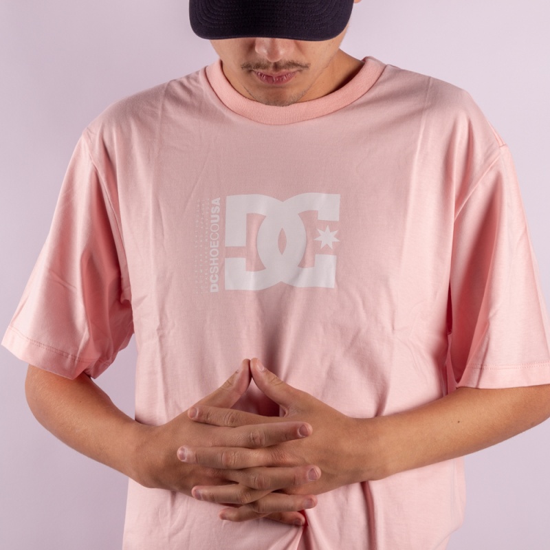 Camiseta Dc Shoes Star Windows Rosa